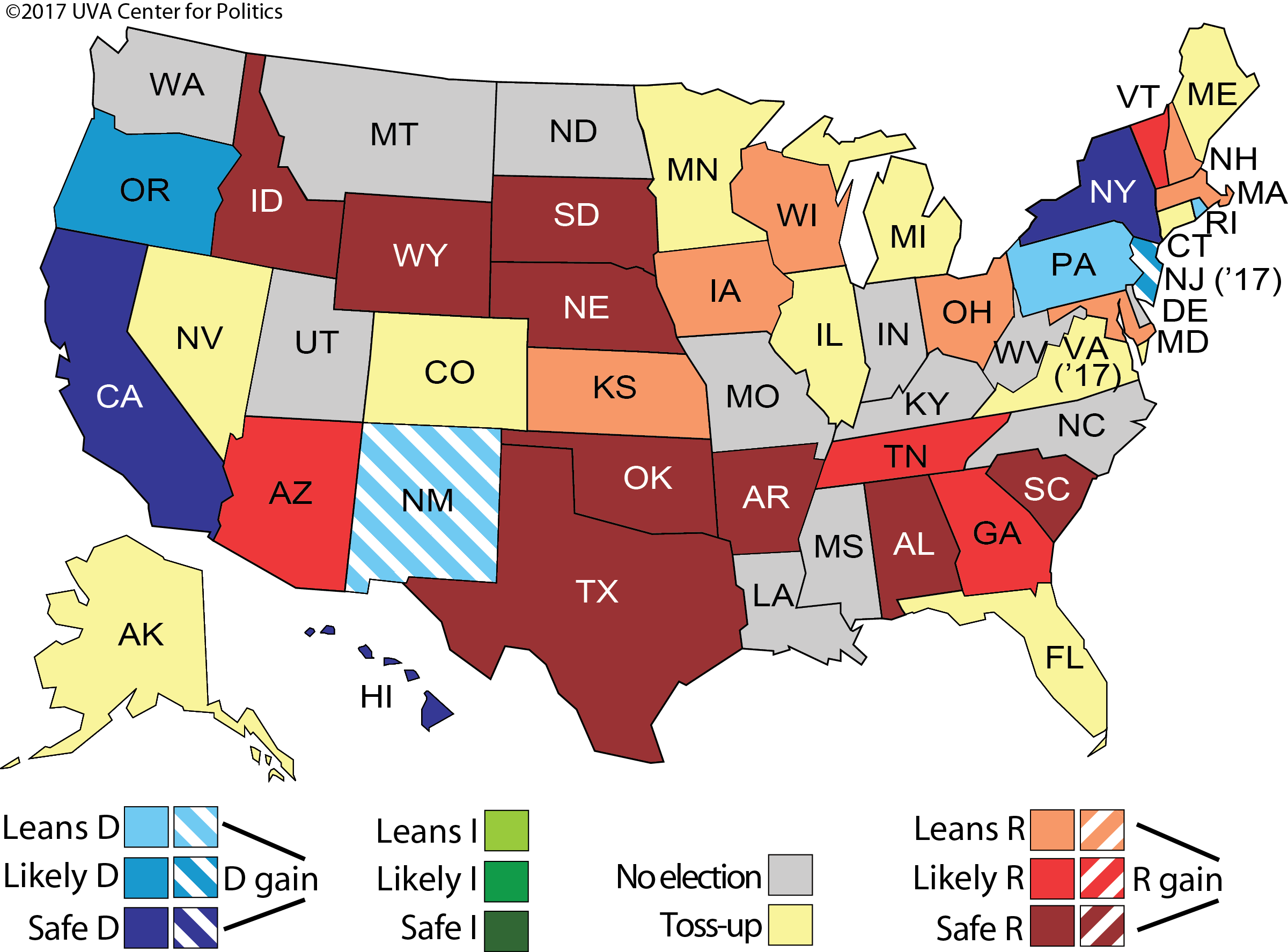 Sabato Ranks PA Governor Race Leans Democrat PoliticsPA