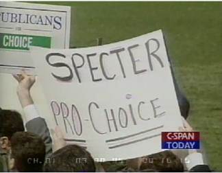 Specter Prez pro choice