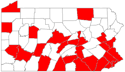 Welch endorsement map