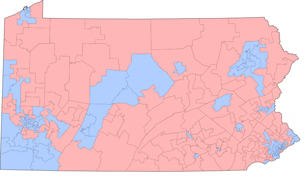 PA state House map 2011