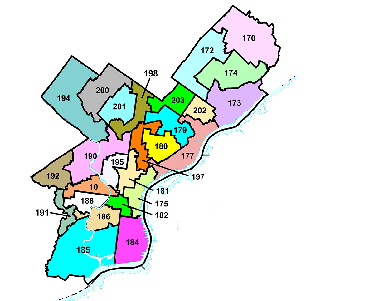 PA House Philly Map