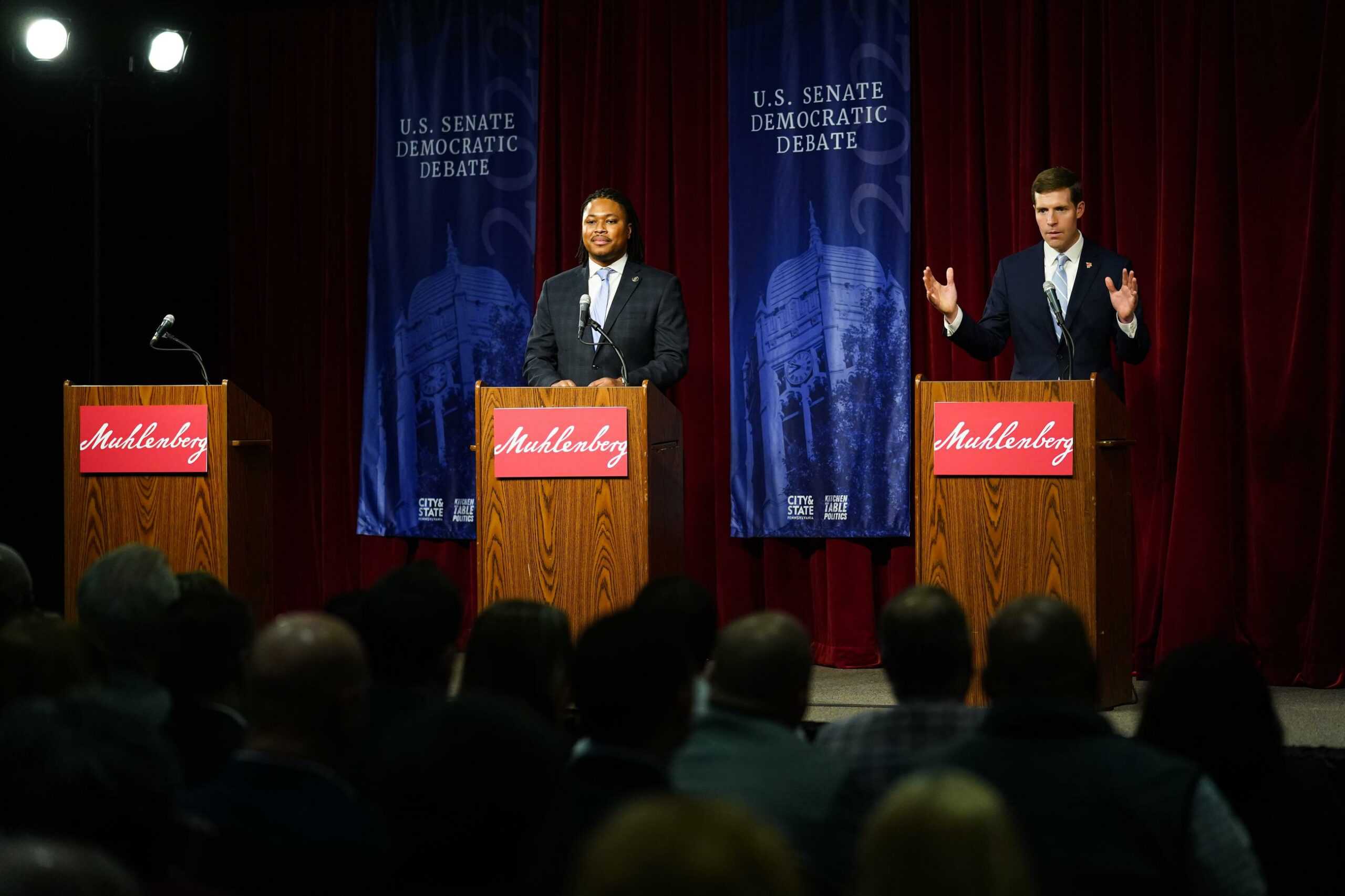 Empty Debate Podium