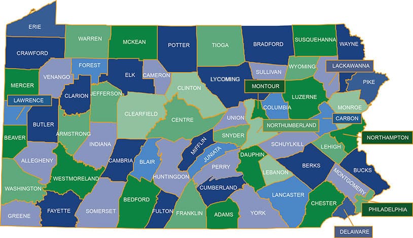 PA Counties