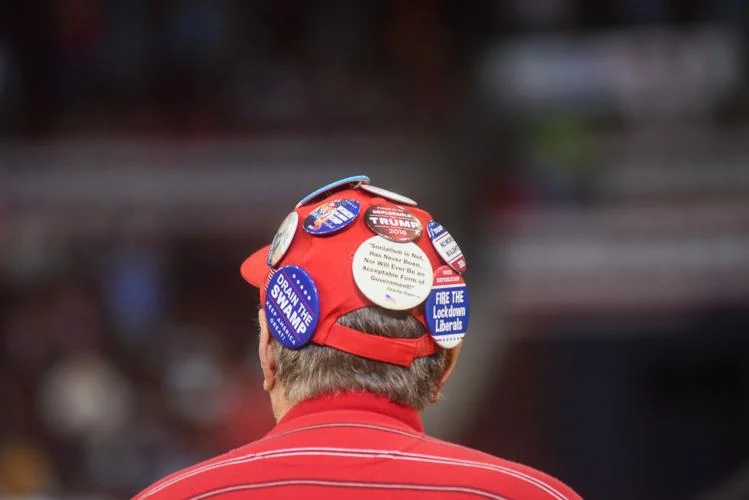 Seen at a Trump rally