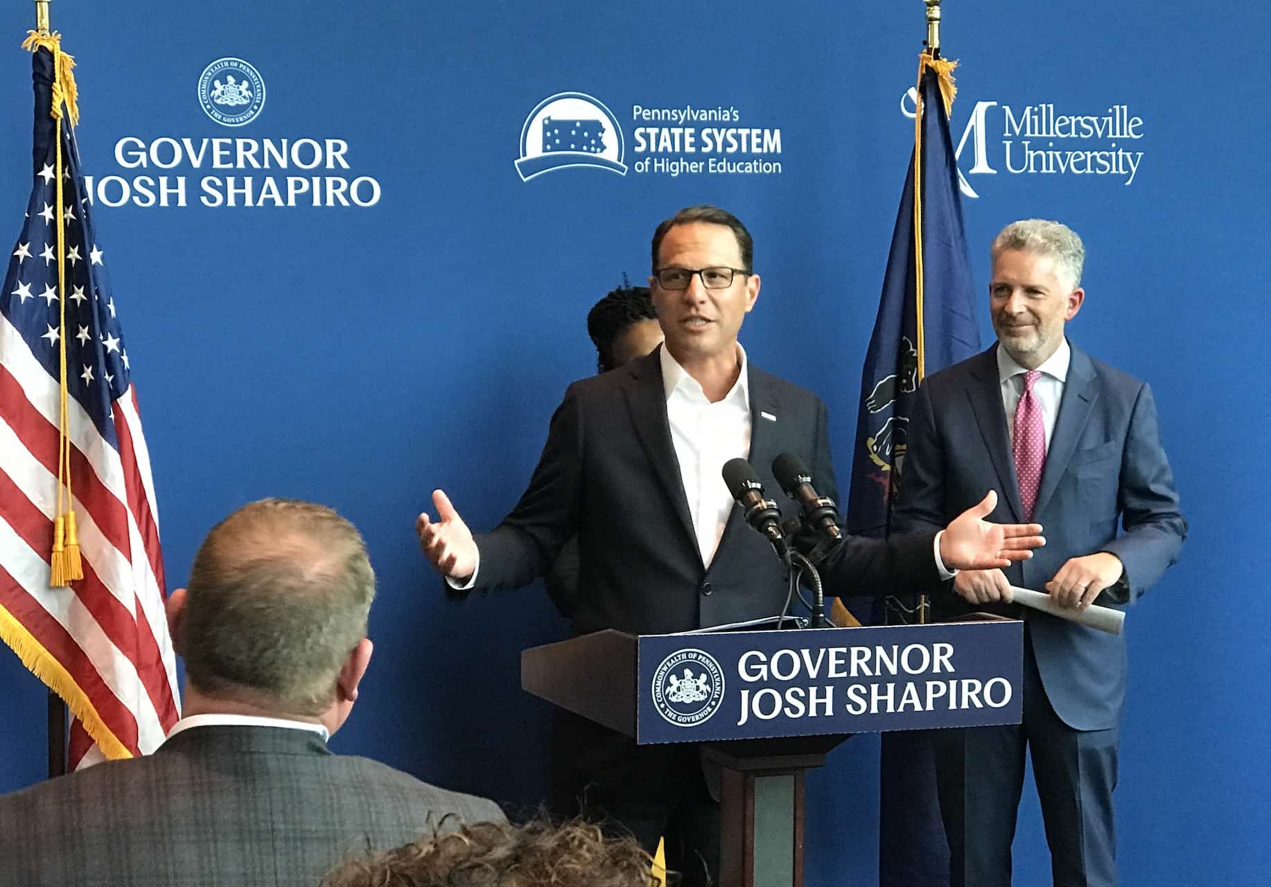 Gov. Shapiro speaks at presser for PASSHE, Google partnership