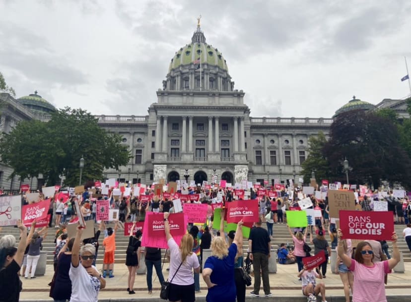 2022 Abortion Access rally in Harrisburg