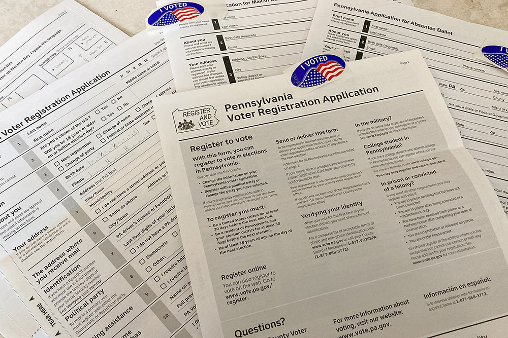Voter Registration forms