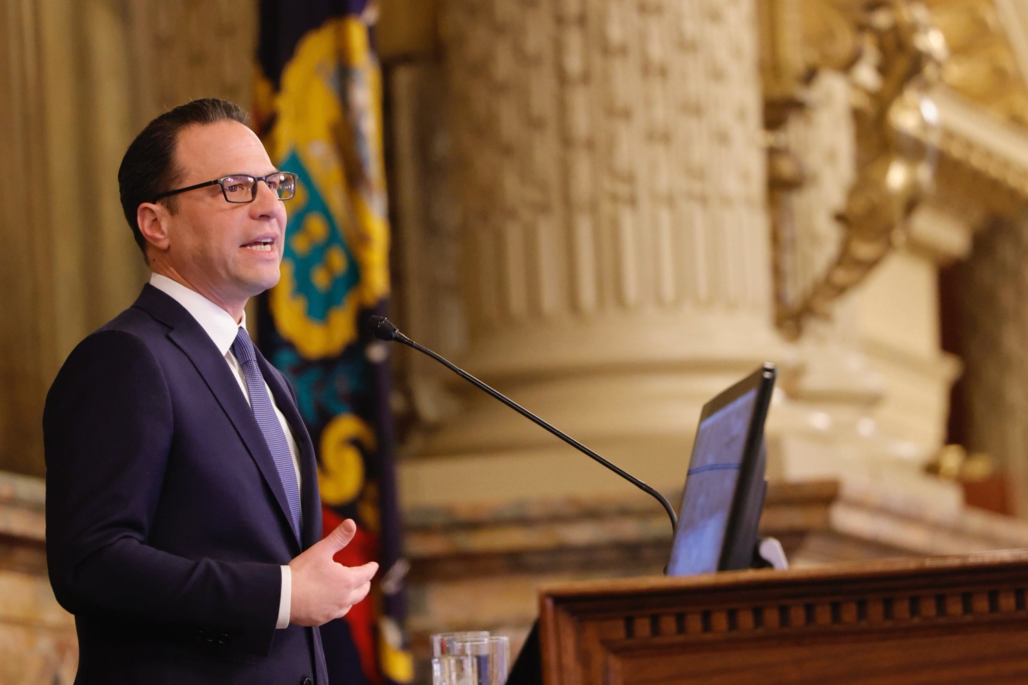 Gov. Josh Shapiro budget photo