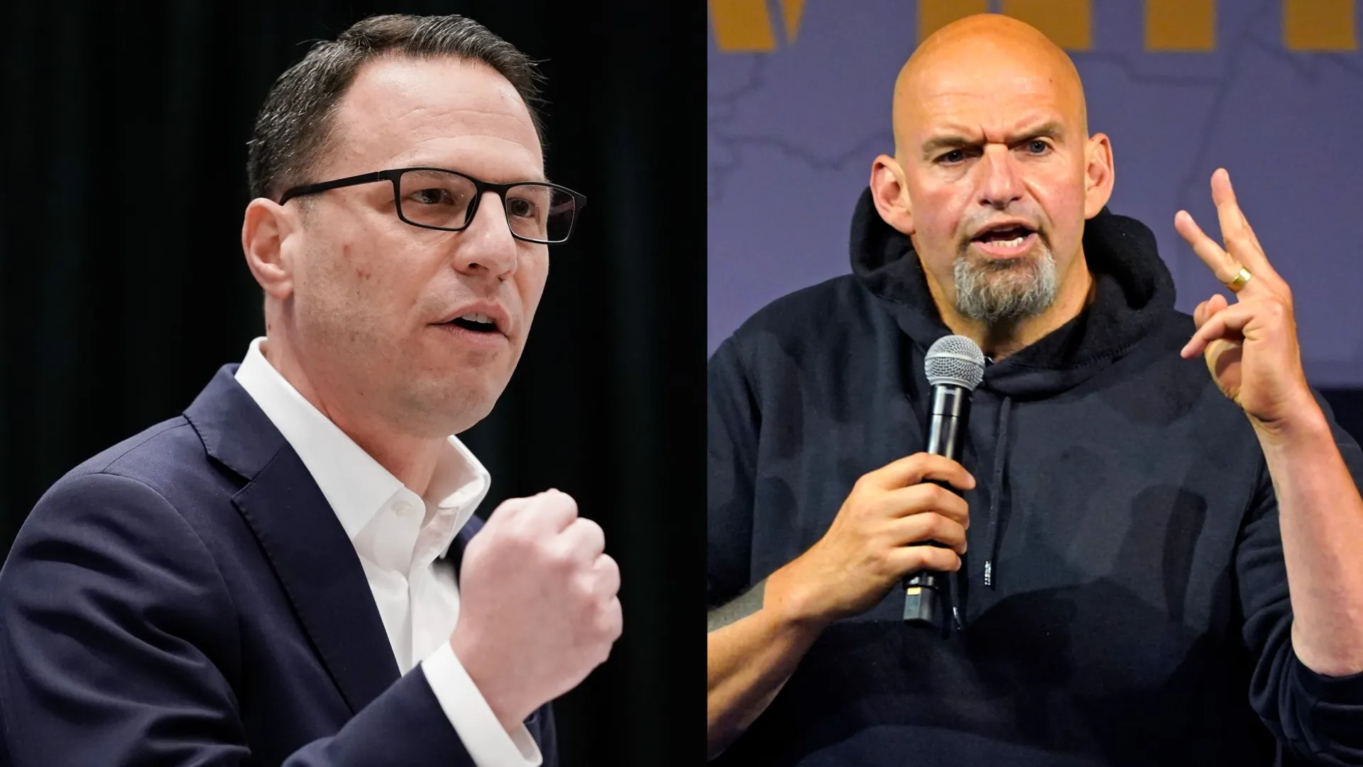 Gov. Josh Shapiro, Sen. John Fetterman